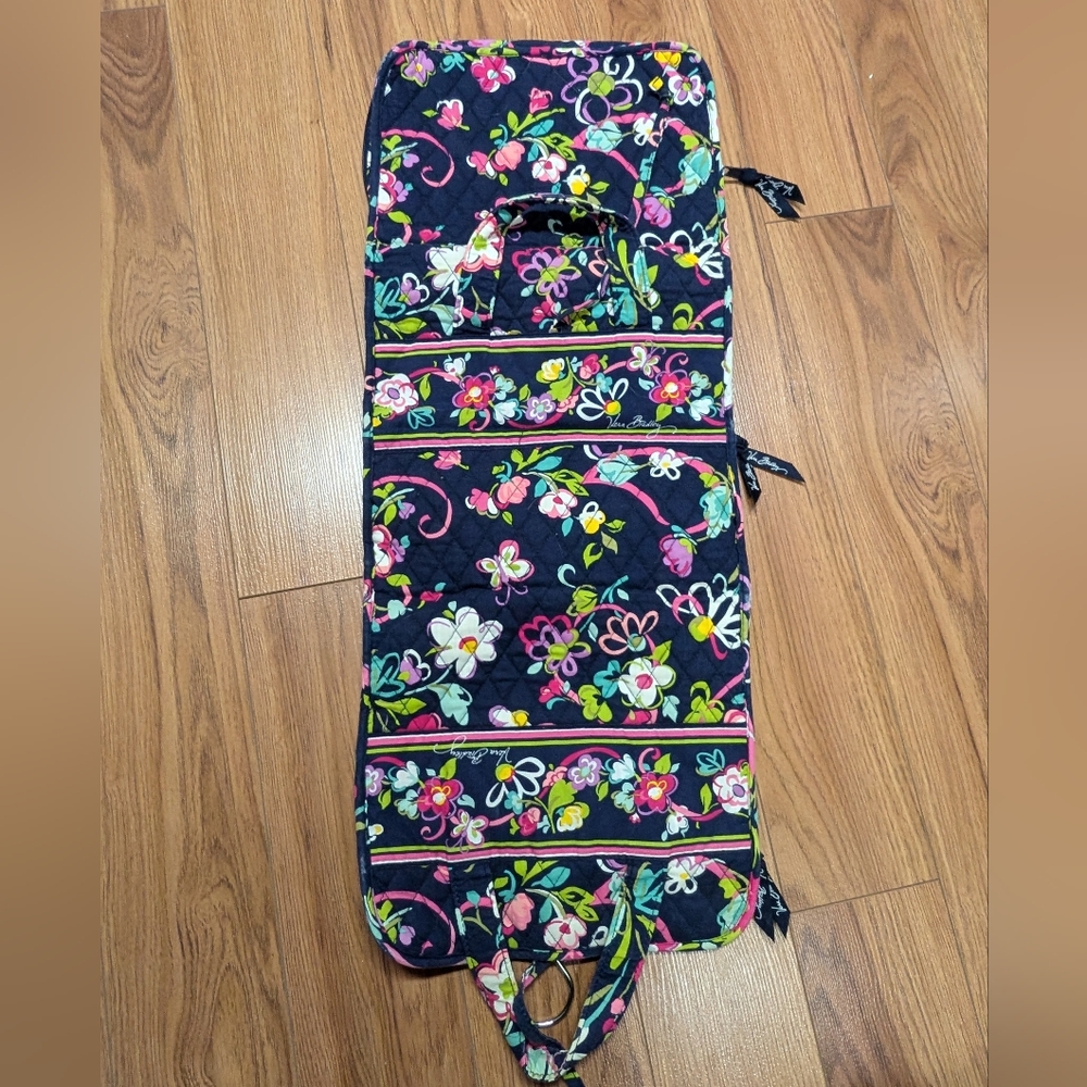 Vera Bradley Ribbons Print Hanging Cosmetic Organizer - Picture 2 of 5